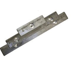 MG Duff ZD42152H Zinc Strip Anode Drilled 15